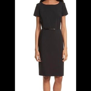 Hugo Boss Dilya Belted Sheath Dress
